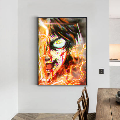 Attack On Titan - Full Round Drill Diamond Painting 35*50CM