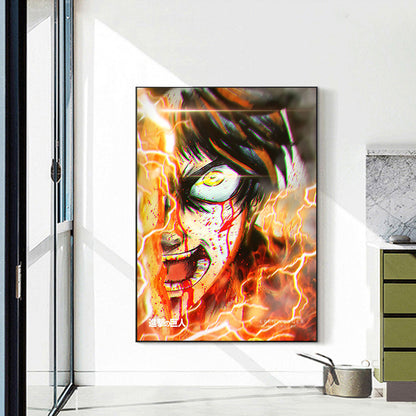 Attack On Titan - Full Round Drill Diamond Painting 35*50CM