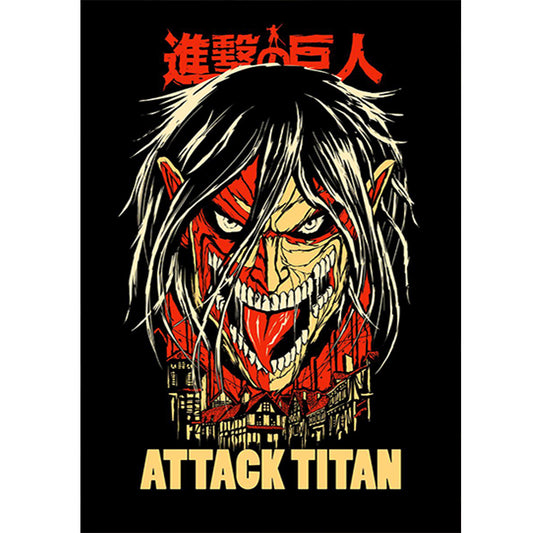 Attack On Titan - Full Round Drill Diamond Painting 35*50CM
