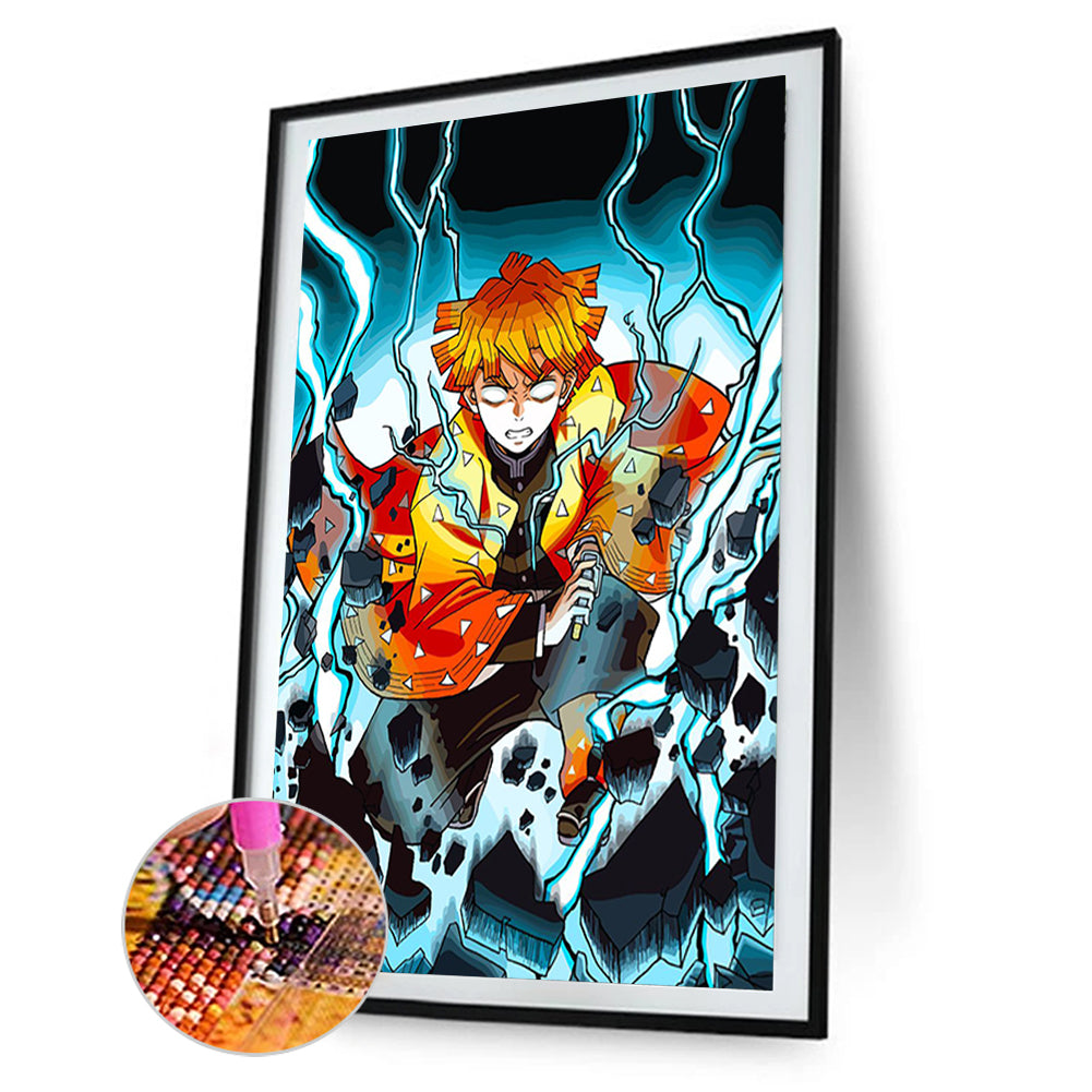 Demon Slayer Blade - Full Round Drill Diamond Painting 40*55CM