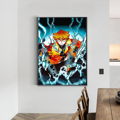 Demon Slayer Blade - Full Round Drill Diamond Painting 40*55CM