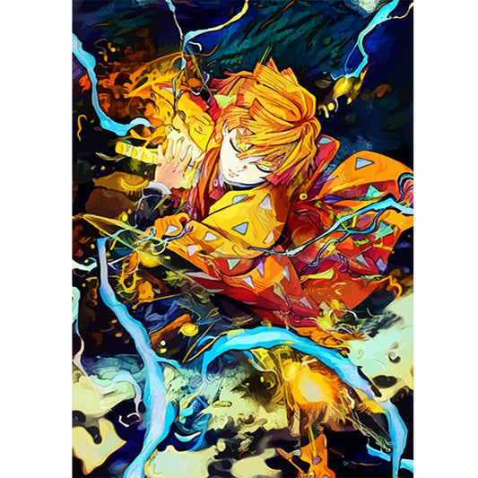 Demon Slayer Blade - Full Round Drill Diamond Painting 40*55CM