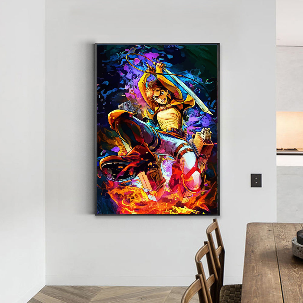 Demon Slayer Blade - Full Round Drill Diamond Painting 40*55CM