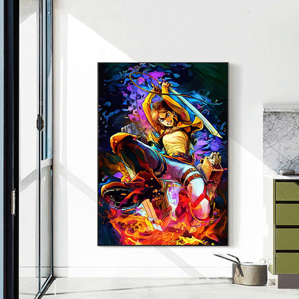 Demon Slayer Blade - Full Round Drill Diamond Painting 40*55CM