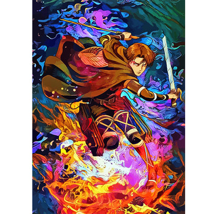 Demon Slayer Blade - Full Round Drill Diamond Painting 40*55CM