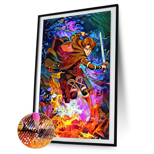 Demon Slayer Blade - Full Round Drill Diamond Painting 40*55CM