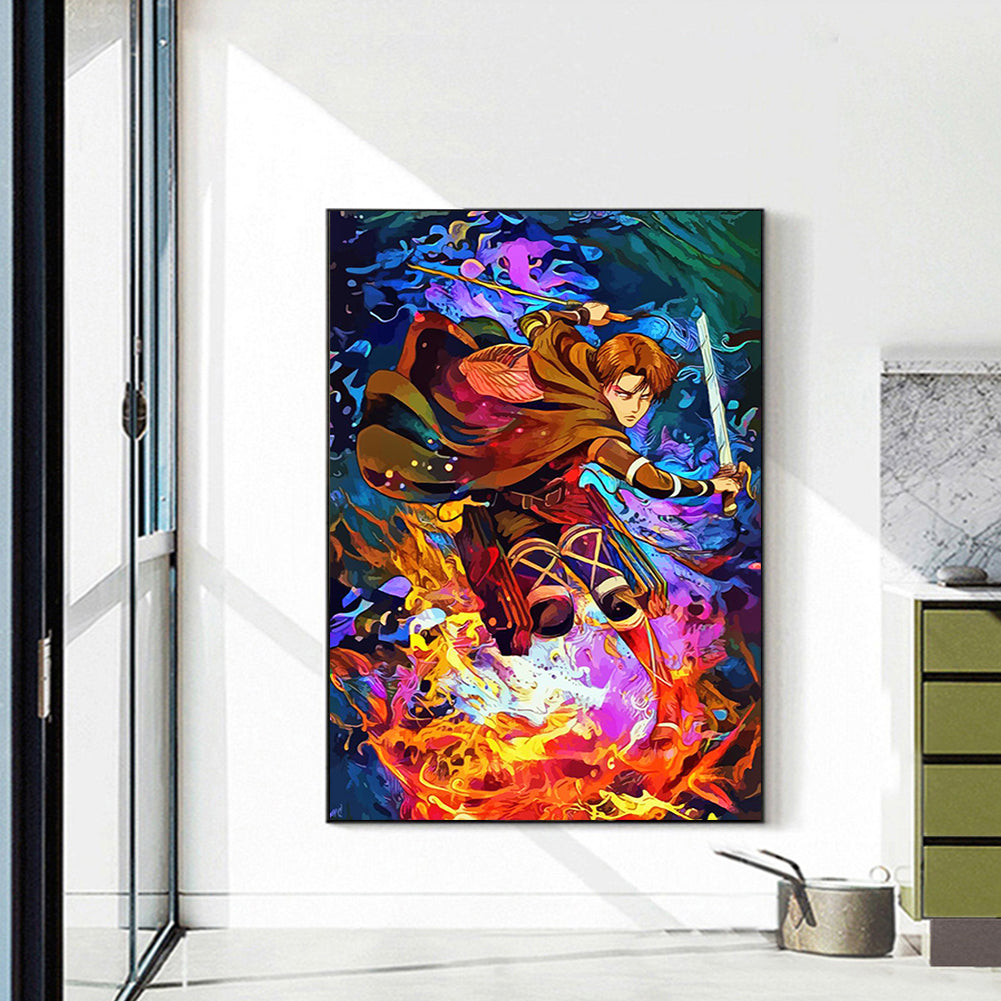 Demon Slayer Blade - Full Round Drill Diamond Painting 40*55CM