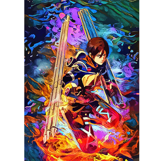 Demon Slayer Blade - Full Round Drill Diamond Painting 40*55CM