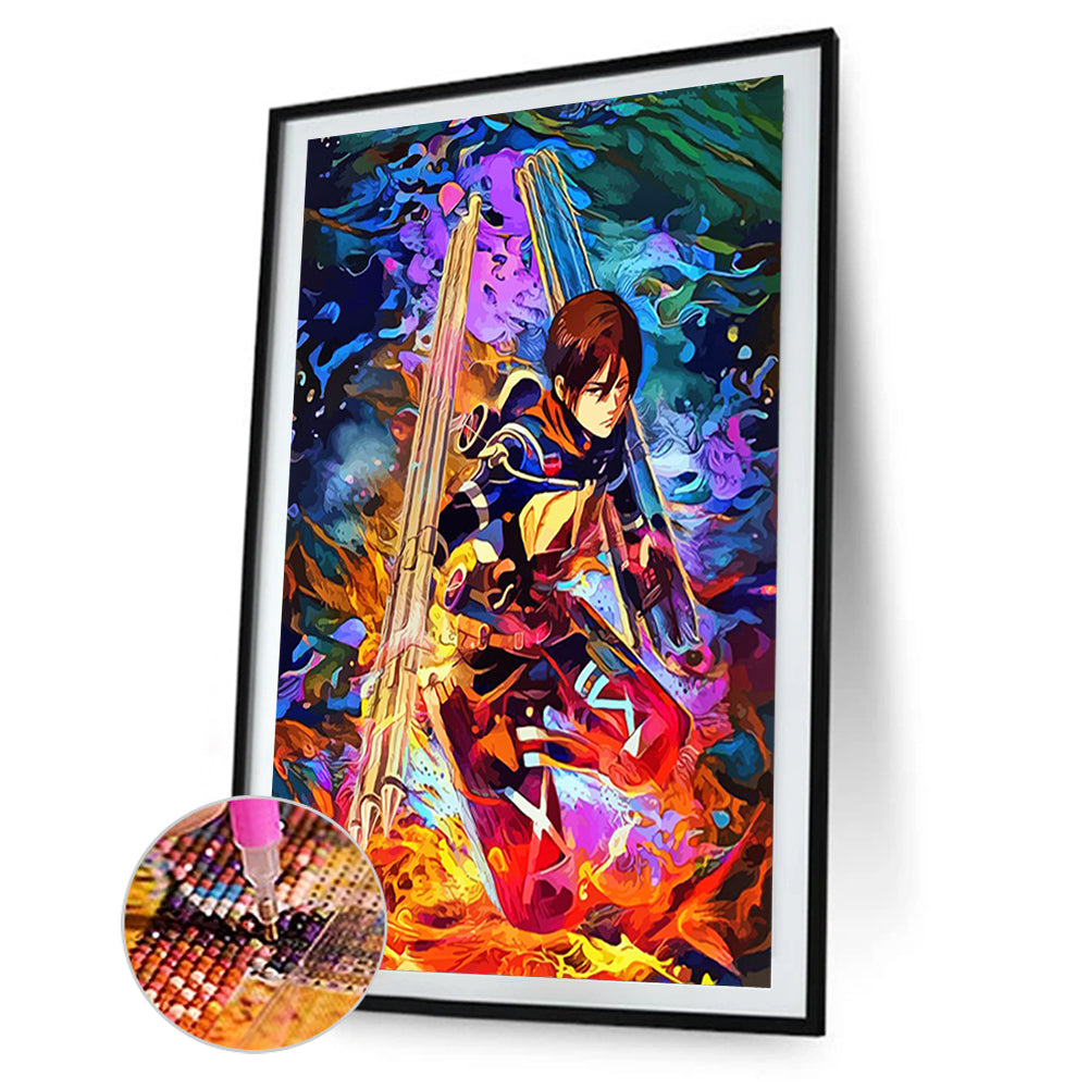 Demon Slayer Blade - Full Round Drill Diamond Painting 40*55CM