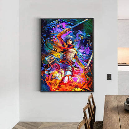 Demon Slayer Blade - Full Round Drill Diamond Painting 40*55CM