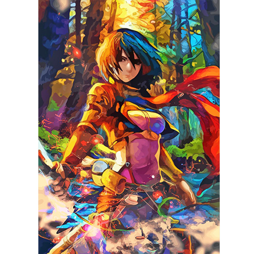 Demon Slayer Blade - Full Round Drill Diamond Painting 40*55CM