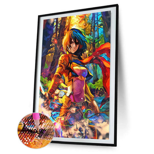 Demon Slayer Blade - Full Round Drill Diamond Painting 40*55CM