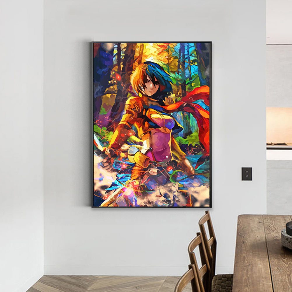 Demon Slayer Blade - Full Round Drill Diamond Painting 40*55CM