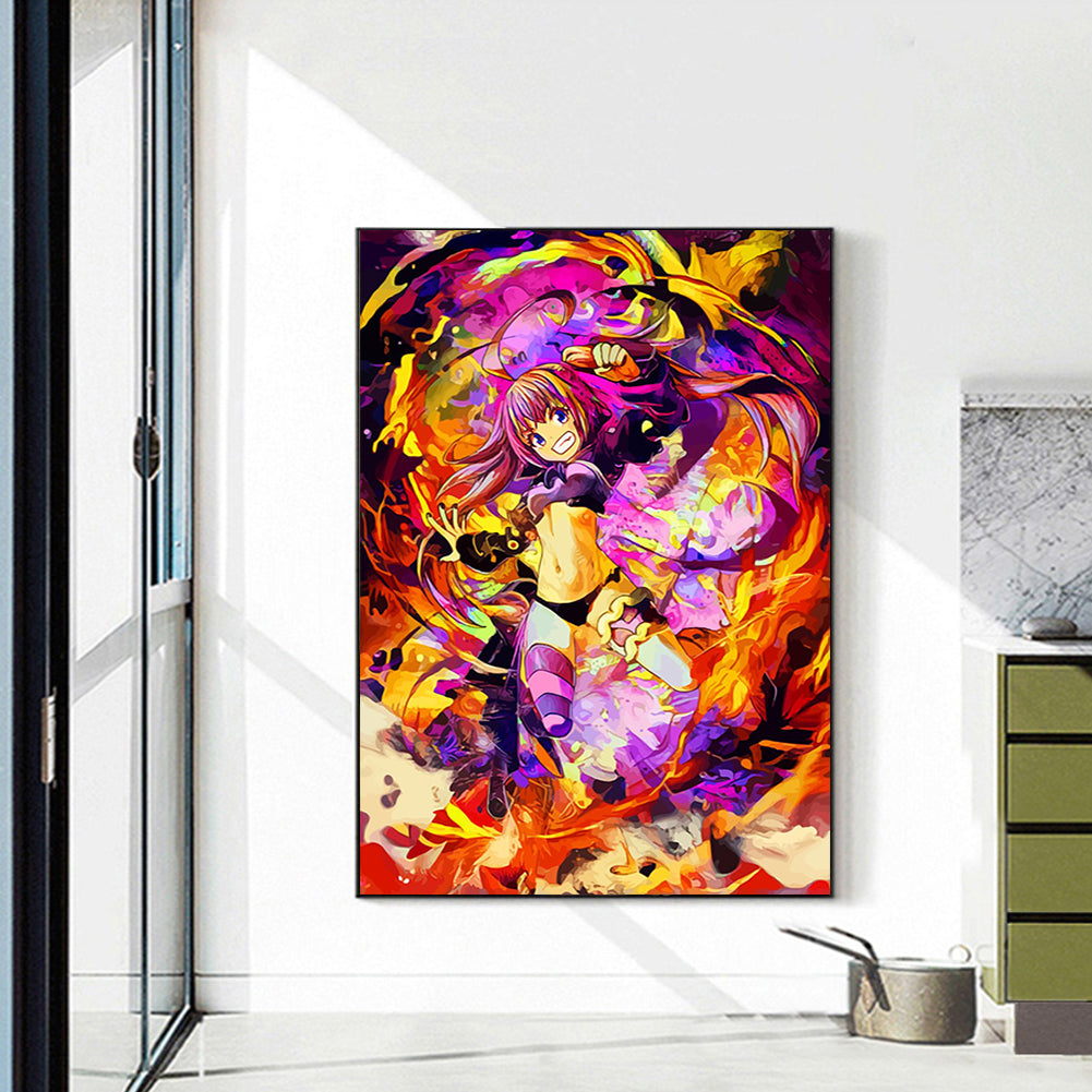 Demon Slayer Blade - Full Round Drill Diamond Painting 40*55CM