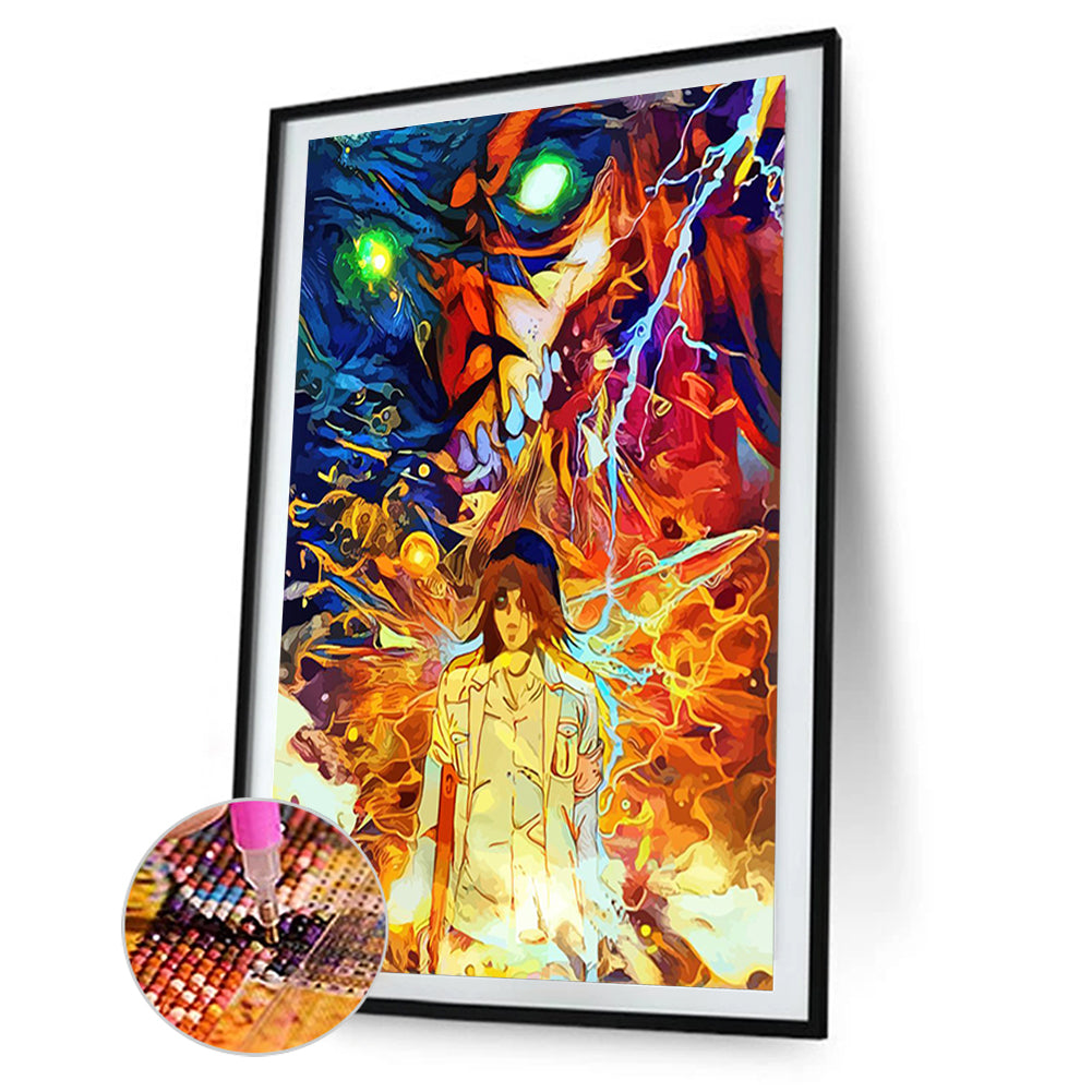 Demon Slayer Blade - Full Round Drill Diamond Painting 40*55CM