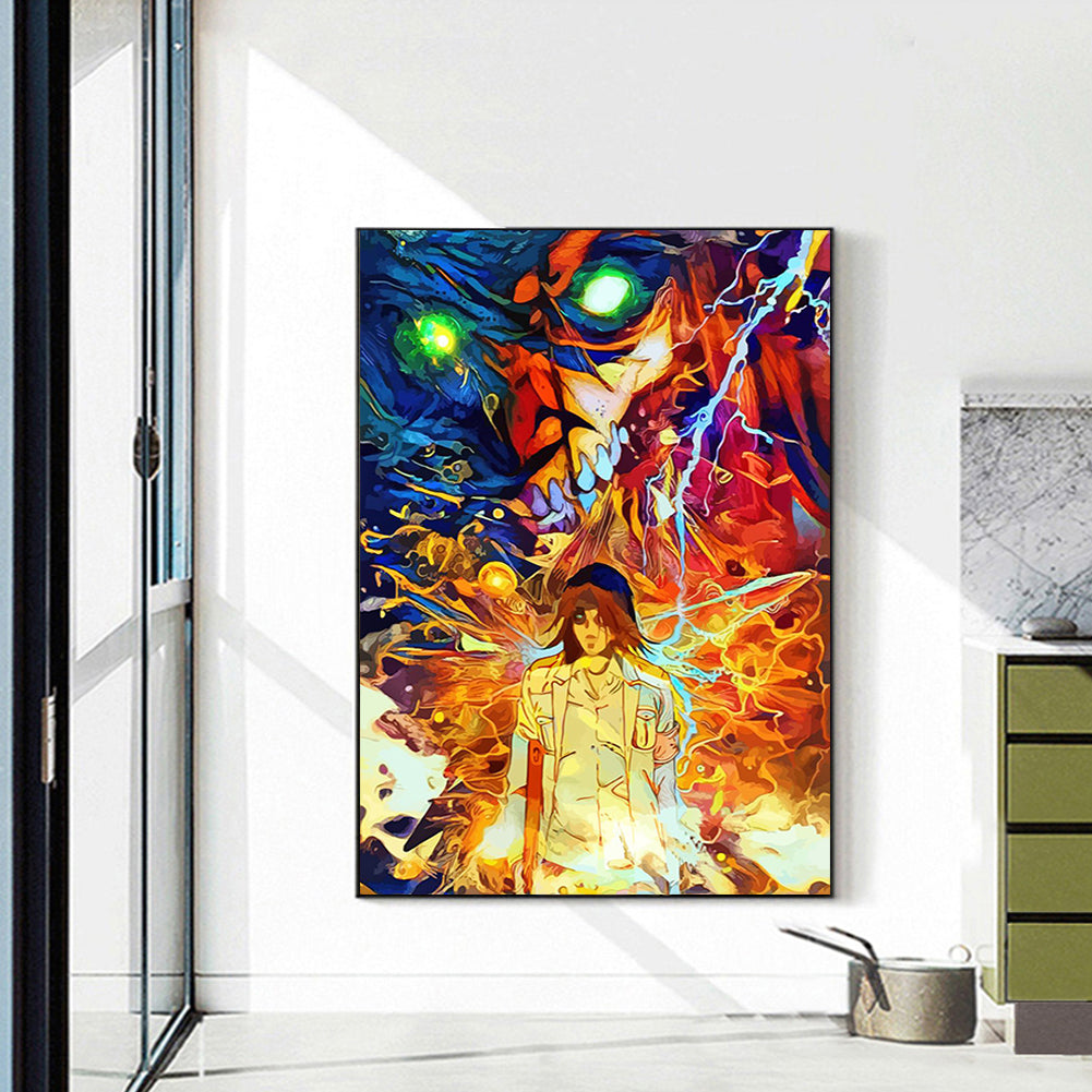 Demon Slayer Blade - Full Round Drill Diamond Painting 40*55CM