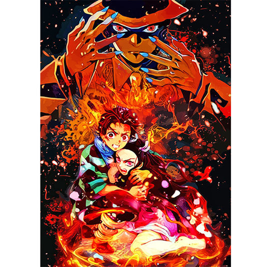 Demon Slayer Blade - Full Round Drill Diamond Painting 40*55CM