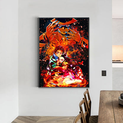 Demon Slayer Blade - Full Round Drill Diamond Painting 40*55CM