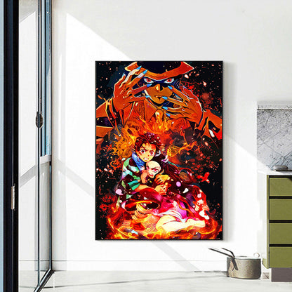 Demon Slayer Blade - Full Round Drill Diamond Painting 40*55CM