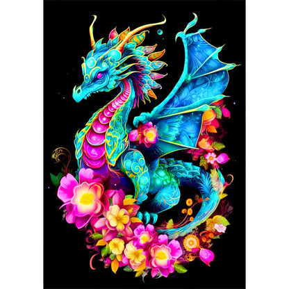 Pterosaur - Full Round Drill Diamond Painting 35*50CM