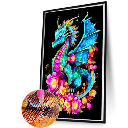 Pterosaur - Full Round Drill Diamond Painting 35*50CM