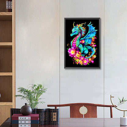 Pterosaur - Full Round Drill Diamond Painting 35*50CM