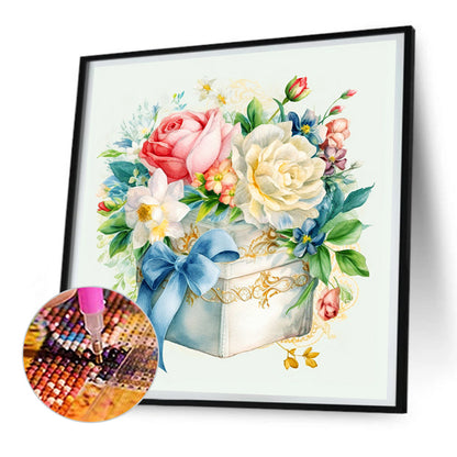 Gift Flower - Full Round Drill Diamond Painting 30*30CM