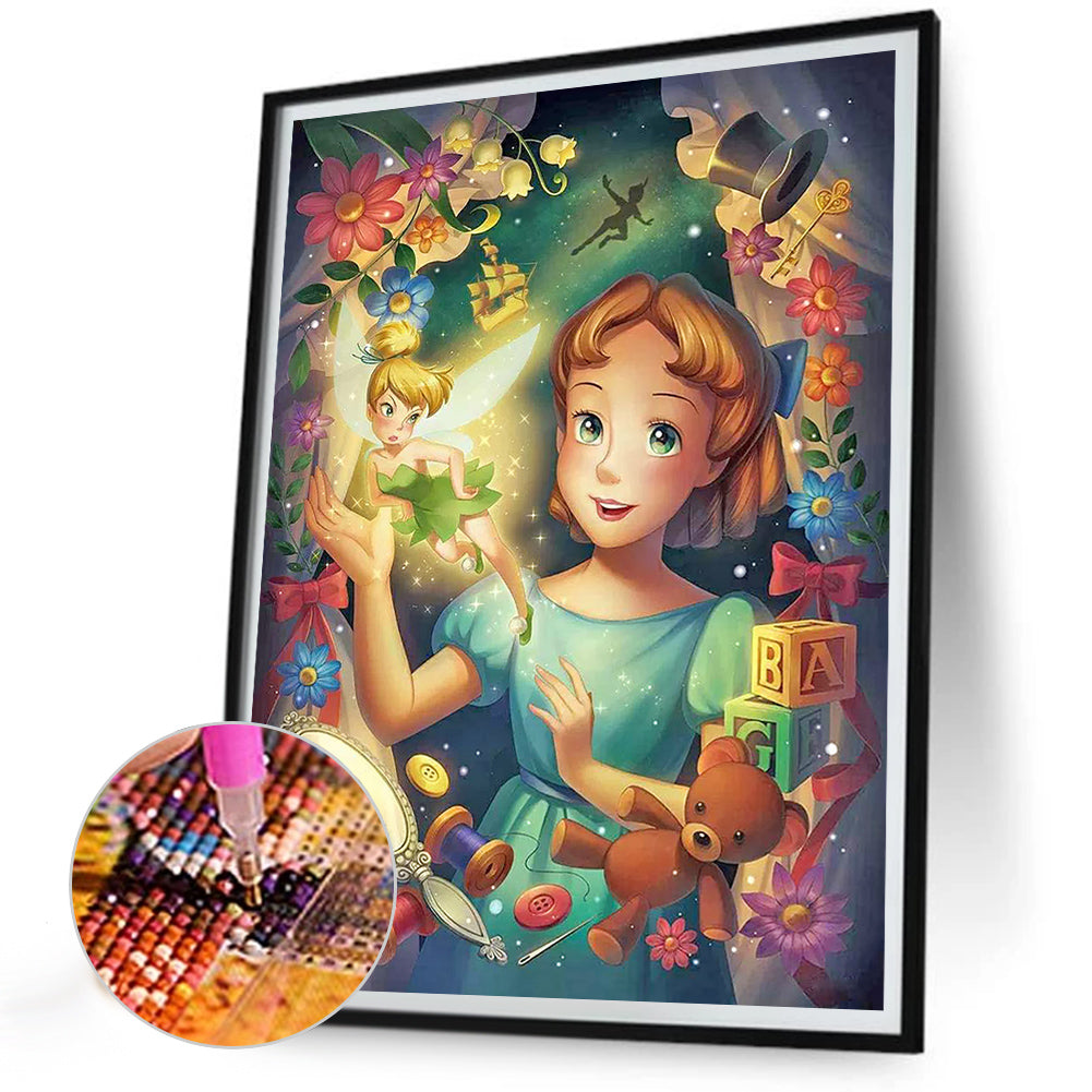 Wonderful Fairy - Full Round Drill Diamond Painting 30*40CM