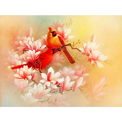 Cardinal - Full Round Drill Diamond Painting 40*30CM