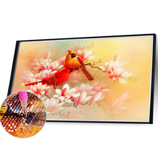 Cardinal - Full Round Drill Diamond Painting 40*30CM