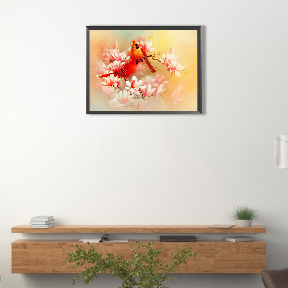 Cardinal - Full Round Drill Diamond Painting 40*30CM
