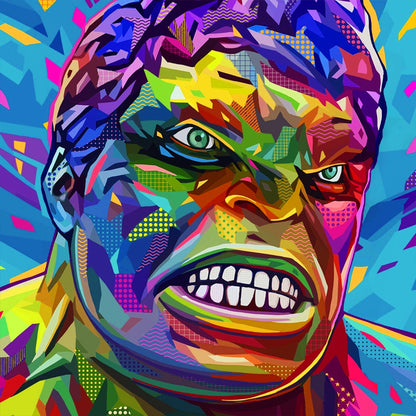 Hulk - Full Round Drill Diamond Painting 30*30CM