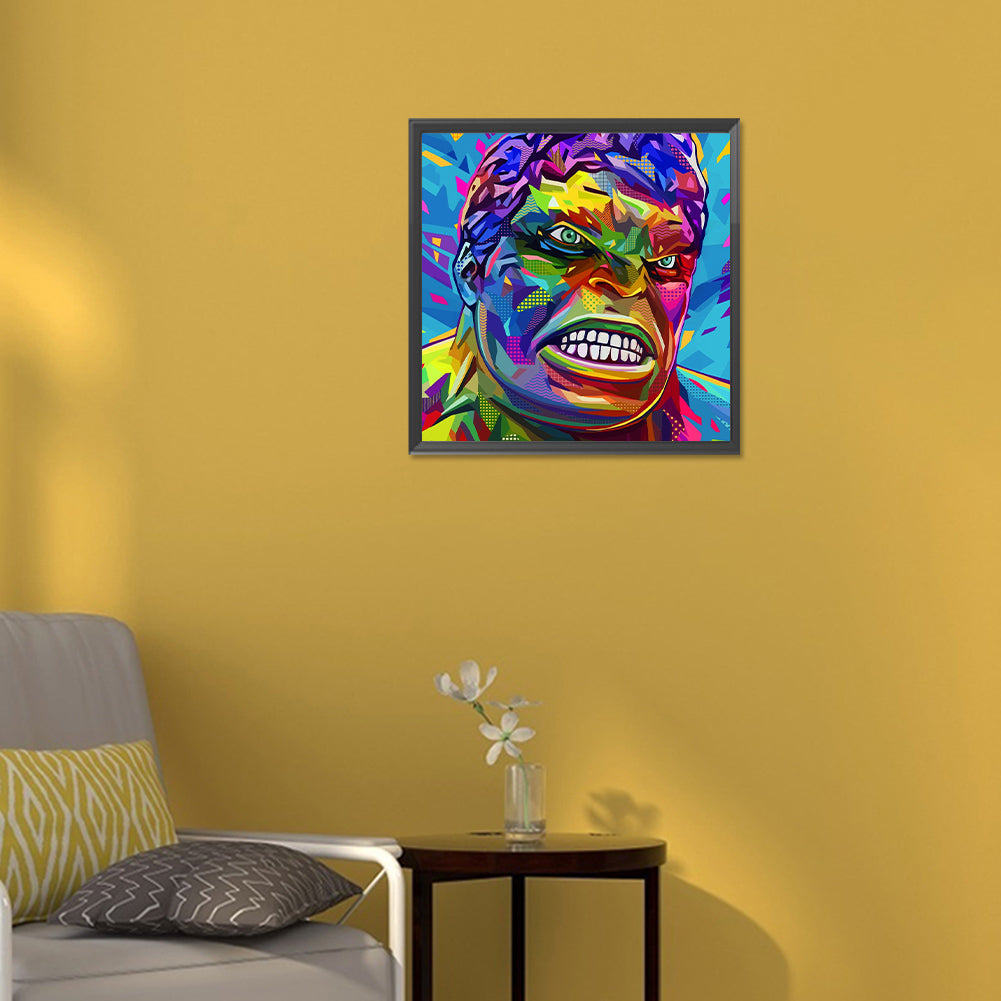 Hulk - Full Round Drill Diamond Painting 30*30CM