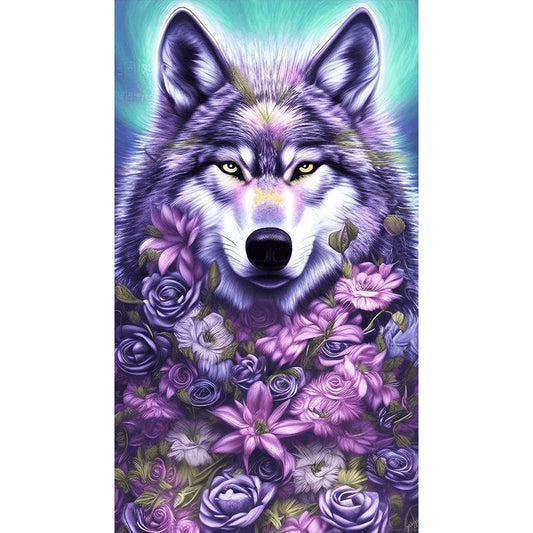 Tufted Wolf - Full Square Drill Diamond Painting 40*70CM