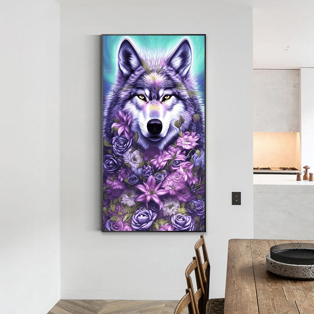 Tufted Wolf - Full Square Drill Diamond Painting 40*70CM