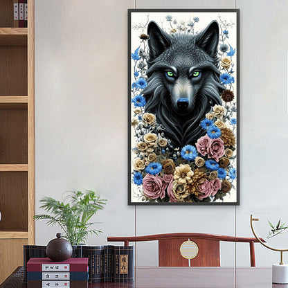 Tufted Wolf - Full Square Drill Diamond Painting 40*70CM