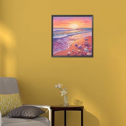 Dream Beach - Full Round Drill Diamond Painting 30*30CM