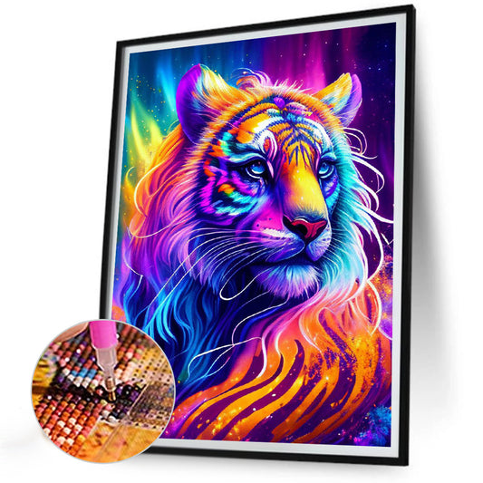 Color Tiger - Full Round Drill Diamond Painting 30*40CM