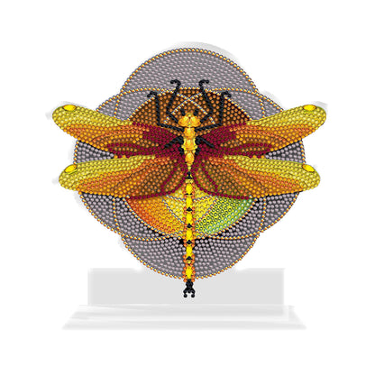 DIY Diamond Mosaic Ornaments Craft Dragonfly 5D Home Decoration Acrylic Ornament