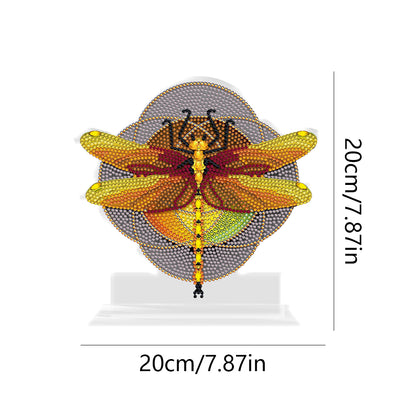 DIY Diamond Mosaic Ornaments Craft Dragonfly 5D Home Decoration Acrylic Ornament
