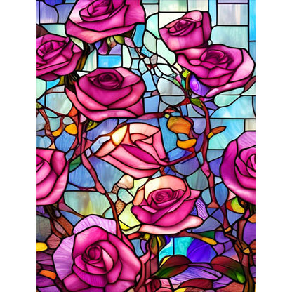 Roses - Full Round Drill Diamond Painting 30*40CM