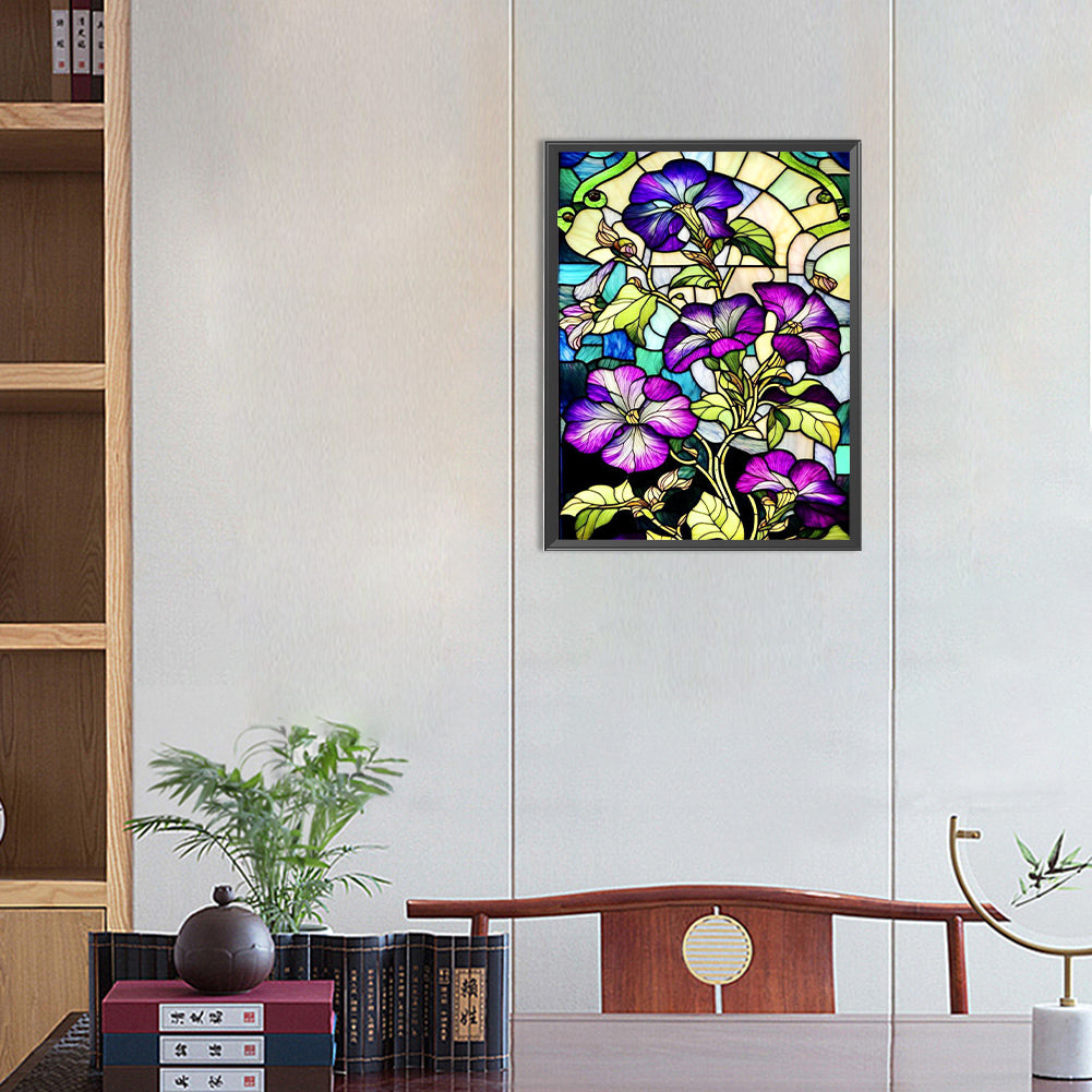 Morning Glory - Full Round Drill Diamond Painting 30*40CM