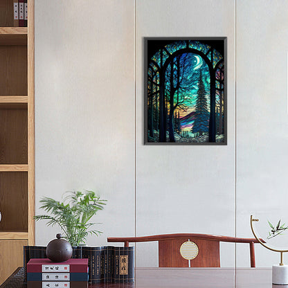 Luminous Forest - Full Round Drill Diamond Painting 30*40CM