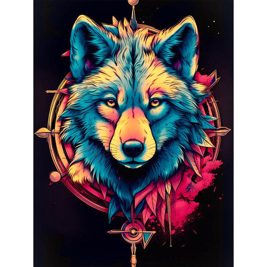 Wolf - Full Square Drill Diamond Painting 30*40CM