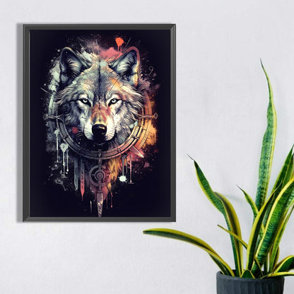 Wolf - Full Square Drill Diamond Painting 30*40CM