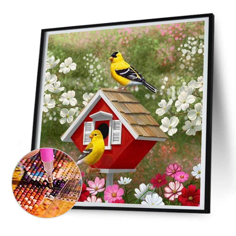 Bird Nest - Full Round Drill Diamond Painting 30*30CM