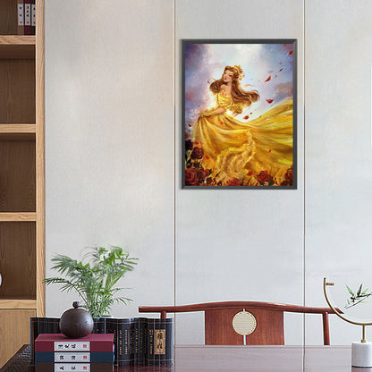 Princess Belle - Full Round Drill Diamond Painting 40*50CM