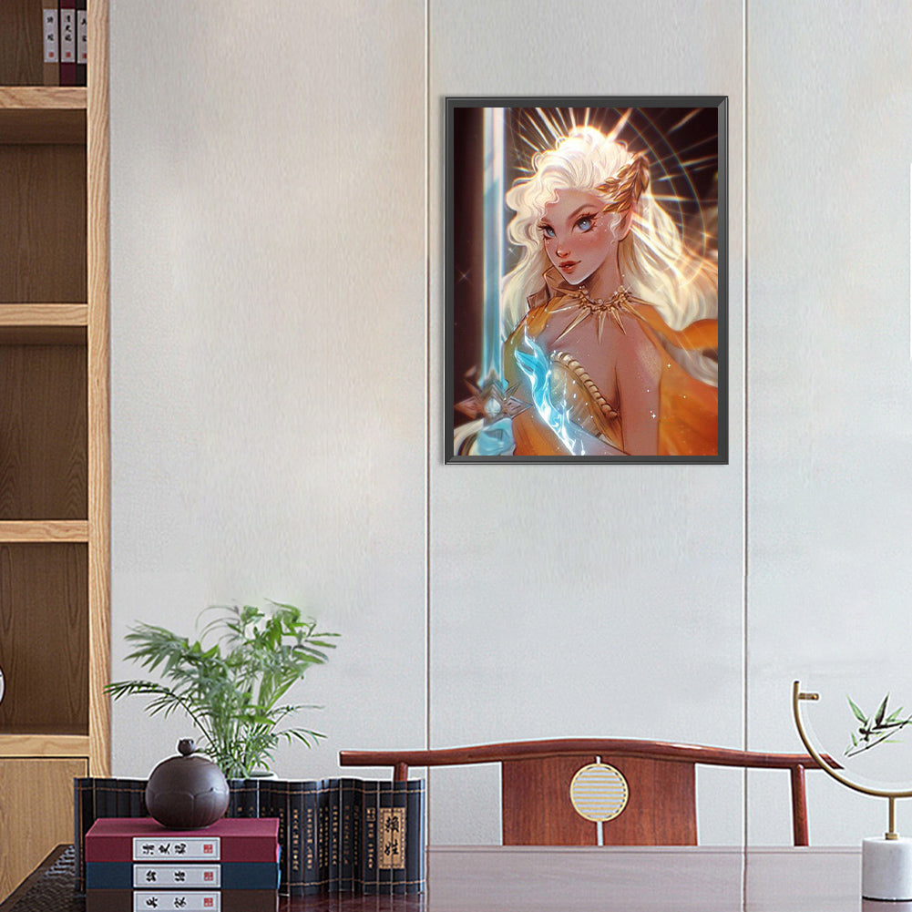 Elf Princess - Full Round Drill Diamond Painting 40*50CM