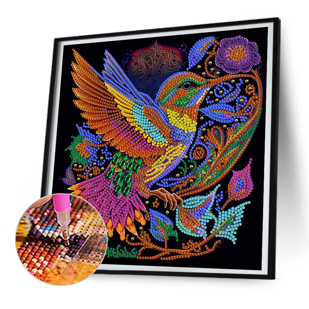 Hummingbird - Special Shaped Drill Diamond Painting 30*30CM