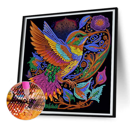 Hummingbird - Special Shaped Drill Diamond Painting 30*30CM